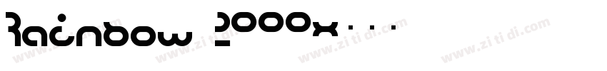 Rainbow 2000字体转换
